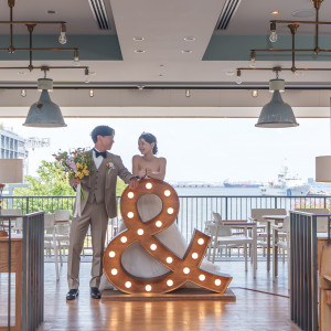 ゲストが待っている待合室です。|768438さんのBAYSIDE GEIHINKAN VERANDA/テイクアンドギヴ・ニーズウェディングの写真(2524410)