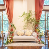 メインソファ装花