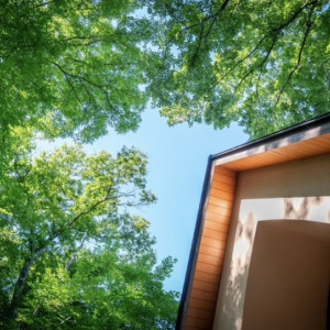 チャペル上に広がる緑|768467さんの軽井沢倶楽部 有明邸の写真(2554336)