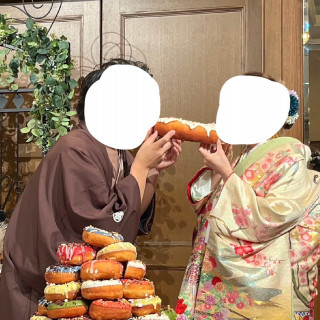 初めてみたドーナツタワー！
とても美味しかった！