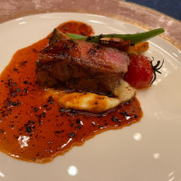 ステーキは大きくて最高でした