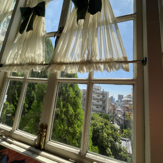 控え室からの眺めです