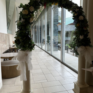 ここの通路をウェルカムスペースとして装飾可能|768545さんの札幌パークホテルの写真(2525759)