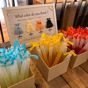 ドレス当てもしました|768566さんのBAYSIDE GEIHINKAN VERANDA/テイクアンドギヴ・ニーズウェディングの写真(2525341)