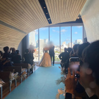 天井が印象的なチャペル
