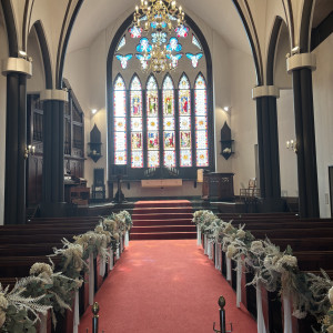 スタンドガラスが綺麗な挙式会場|768710さんのST.MARGARET WEDDING（セント・マーガレット ウエディング）の写真(2525885)