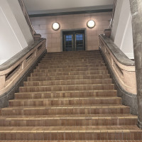 挙式を挙げる大階段