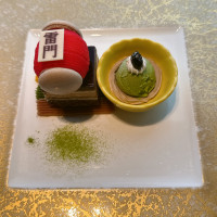 浅草らしいデザート
実際の披露宴でも出せるそう