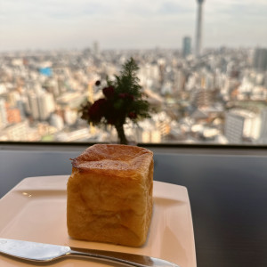 一階でも販売しているパン
熱々で出て来てとても美味しかった|768721さんの浅草ビューホテルの写真(2620608)