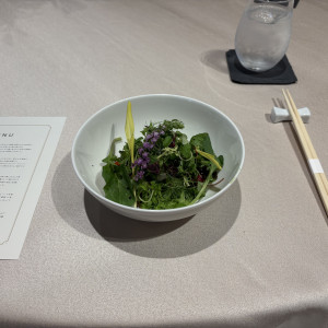 式場見学をした際に試食した料理|768782さんのWeGreen RESORTの写真(2526224)