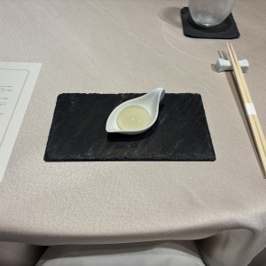 式場見学をした際に試食した料理|768782さんのWeGreen RESORTの写真(2526223)