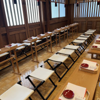 式場です。厳かな感じです。