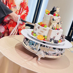 ケーキ入刀|768900さんの明治神宮・明治記念館の写真(2526619)