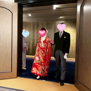 お色直し入場|768900さんの明治神宮・明治記念館の写真(2526609)