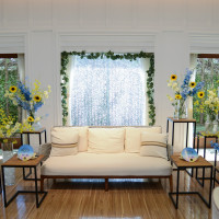 メインテーブルの装飾