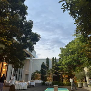 雨でも綺麗なガーデン|768927さんのガーデンヒルズ迎賓館(松本)/テイクアンドギヴ・ニーズウェディングの写真(2564597)