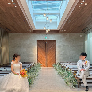 チャペル|768933さんのAQUA GARDEN TERRACE（アクアガーデンテラス）/テイクアンドギヴ・ニーズウェディングの写真(2537128)