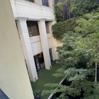 親族控室のベランダからの景色です。