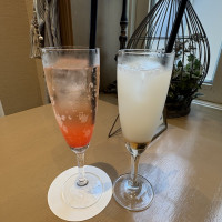 ウェルカムドリンクオシャレでした。