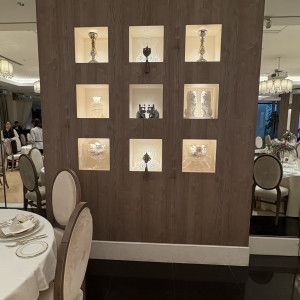 こちらをバックに高砂を設置することもできます。|768939さんのアプローズスクエア東京迎賓館の写真(2552093)