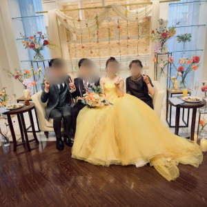 色々なお花を使ってカラフルに♡希望のお花も使ってくれます。|768959さんのラグナヴェール仙台の写真(2530040)