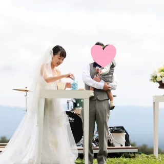 サンドセレモニーの様子。