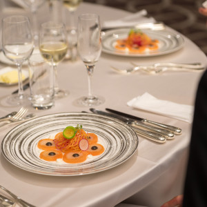 サーモン＆ホタテのカルパチョ|769016さんのヒルトン東京お台場の写真(2527304)