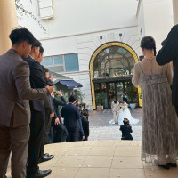 フラワーシャワー後