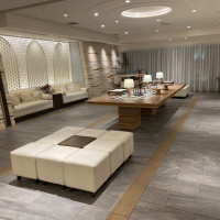 披露宴会場横のウェルカムパーティー会場です。