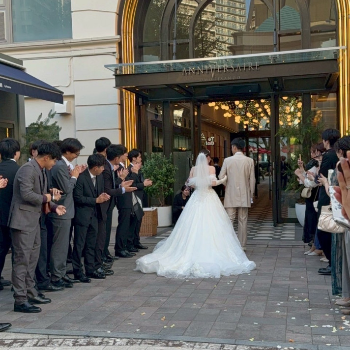 アフターセレモニー後の退場