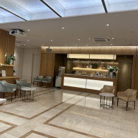 会場外のバーカウンター