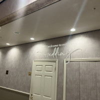 廊下の大きなミラー。ゲストからメッセージを書てもらいました！