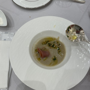 ごぼうのスープ|769184さんのアルカンシエル南青山（アルカンシエルグループ）の写真(2528140)