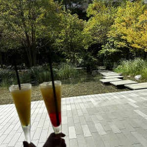 テラスに出ると緑もきれいに見られられます。|769227さんの響 風庭 赤坂の写真(2554191)