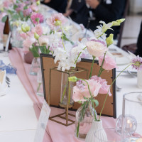 披露宴会場の装飾の写真です。