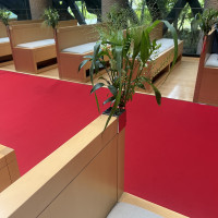 チャペルの床も綺麗です