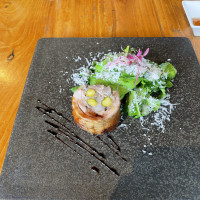 試食の料理