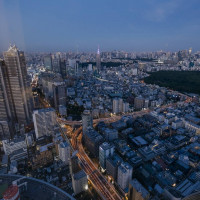 夕方以降の景色も最高。このために夕方開始にしました