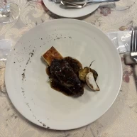 ブライダルフェアで試食したステーキ。とてもおいしかった