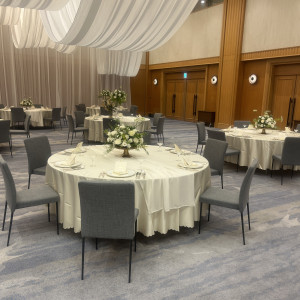 いちばん大きな披露宴会場
3段階で分けられるそう|769445さんの横浜ベイシェラトン ホテル&タワーズの写真(2529157)