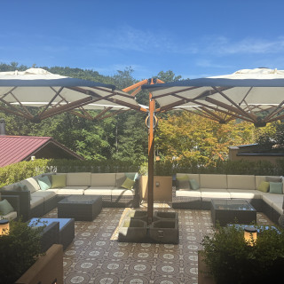 披露宴会場についているガーデン