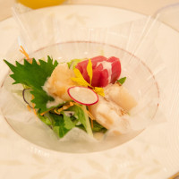 披露宴でも料理の写真です。松阪キュイジーヌコースを選びました