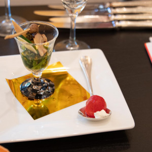 披露宴でも料理の写真です。松阪キュイジーヌコースを選びました|769534さんの華王殿 KAODENの写真(2529895)