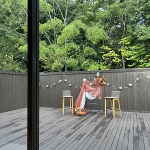 緑に囲まれたガーデン|769543さんの川原町倶楽部 ラ・ルーナピエーナ  〈エルフラットグループ〉の写真(2529851)