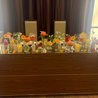 自分好みの花を使用しました。