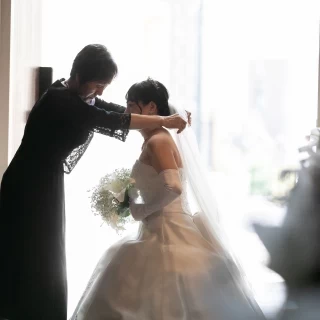母のベールダウン。