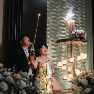 メインのキャンドルを付ける。
素敵な演出です。|769562さんの覚王山ル・アンジェ教会の写真(2534769)