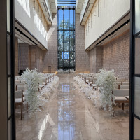 天井が高くて綺麗なチャペル