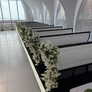 チャペルの椅子|769563さんのハイアット リージェンシー 横浜の写真(2572679)