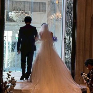 チャペル退出|769577さんのWedding of Legend GLASTONIA  - グラストニア -の写真(2530743)